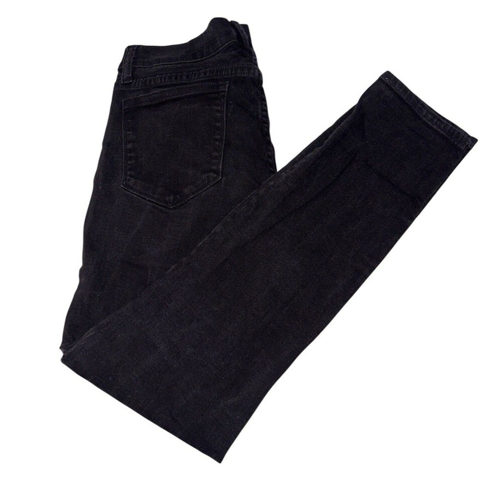 J.Crew Toothpick Black Jeans Mid Rise Ankle Women's 28 A2657 28X27